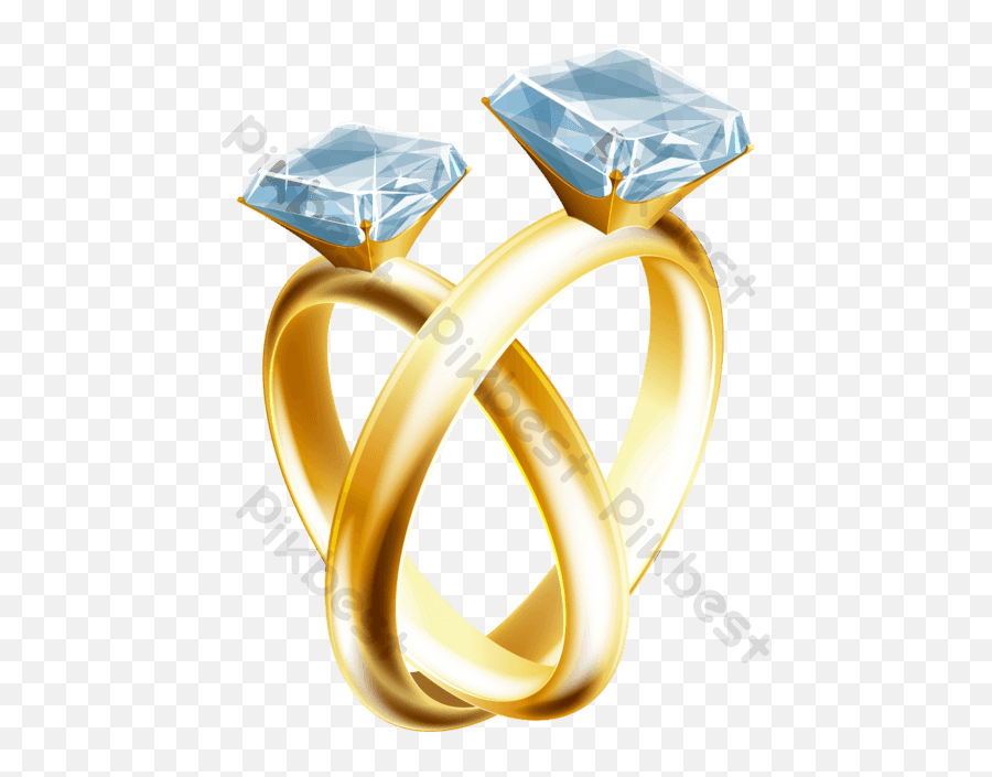 Beautiful Png Wedding Rings Eps Png Images Free Download Emoji,Bride Ring Groom Emoji