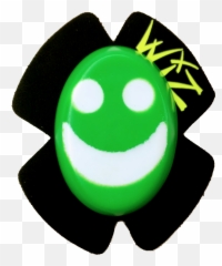 White On Viz Green Smiley Face - Sliders Moto Emoji,Green Emoticon