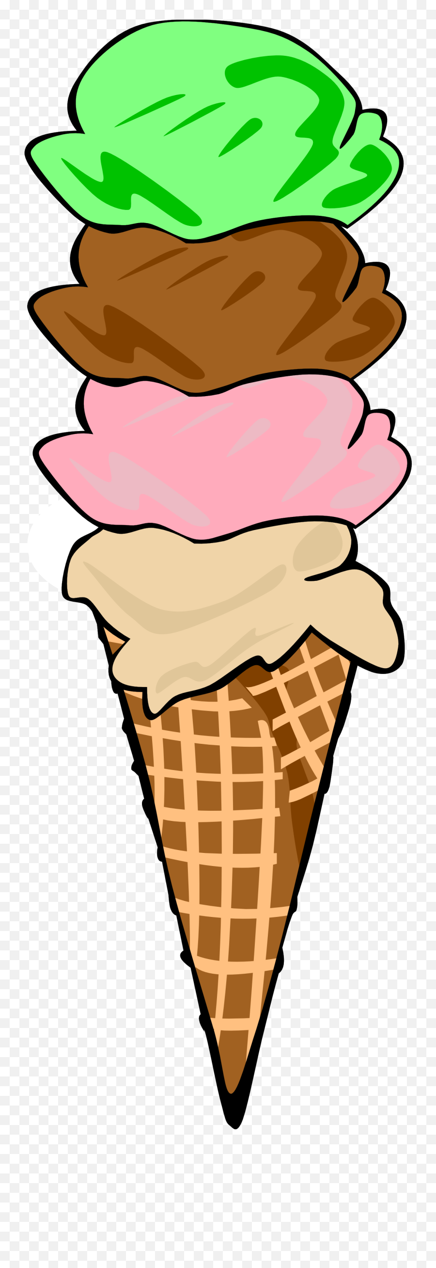 Clipart Halloween Ice Cream Clipart - Ice Cream Cone Clip Art Emoji,Ice Cream Sundae Emoji 2