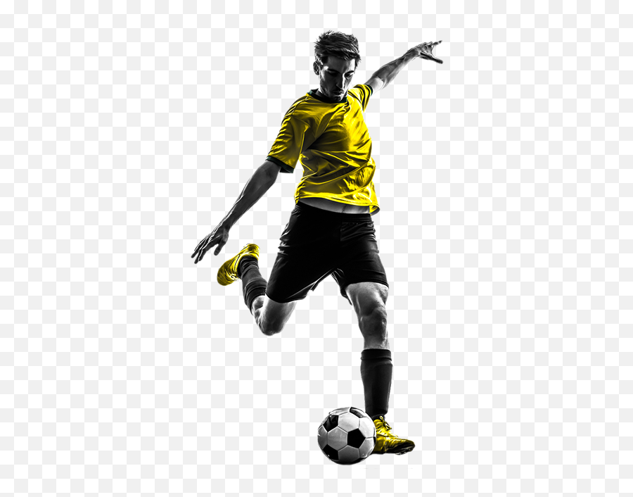 English Clipart Football Player English Football Player - Soccer Kick Emoji,Soccer Emotions