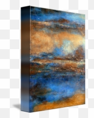 Abstract Landscape Painting Holly Anderson Skyrim By Holly Anderson - Abstract Metallic Landscape Paintings Emoji,Abstract Emotion Painting