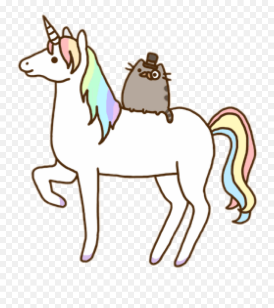 Unicorn Kawaii Unicorn Pusheen Cat - Unicorn Pusheen The Cat Emoji,Pusheen The Cat Emoji