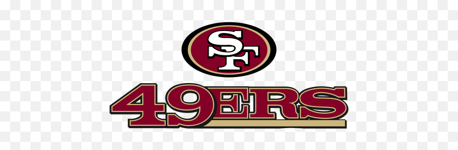 Sanfrancisco49ers Football Ball Sticker - San Francisco 49 Logo Vector Emoji,San Francisco 49ers Emoji