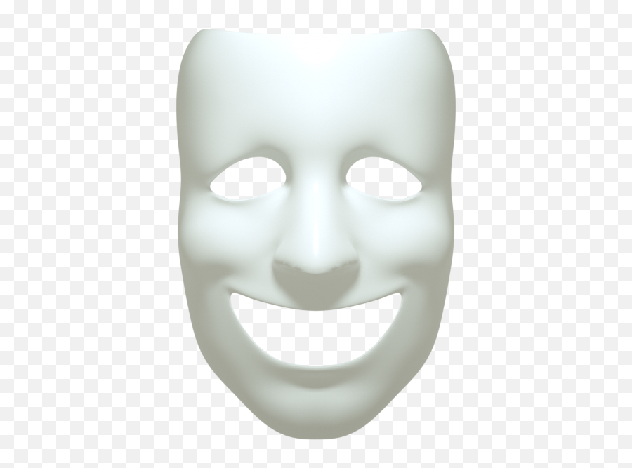 Theatre Mask - Happy Emoji,Emotion Masks For Sale