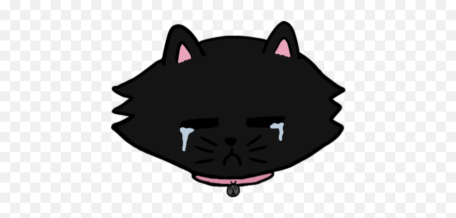 Confused - Discord Emoji Cat,Confused Emoji Black And White
