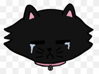 Confused - Discord Emoji Cat,Confused Emoji Black And White