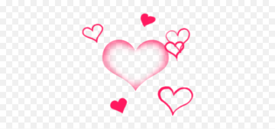 Pastel Flowers Love Love Emoji I Love You Tumblr - Pink Hearts Clipart Transparent Background,Emoji Coracao