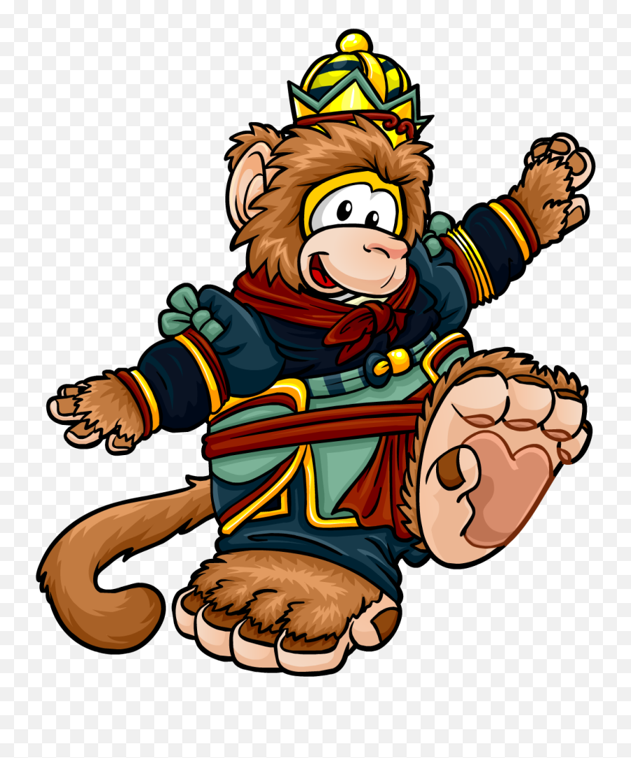 Monkey King Club Penguin Wiki Fandom - Happy Emoji,Disney Emojis Party Disney Moose Parties