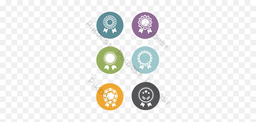 Badge Ribbon Icon Images Free Psd Templatespng And Vector - Dot Emoji,Cap Padge Emoticon