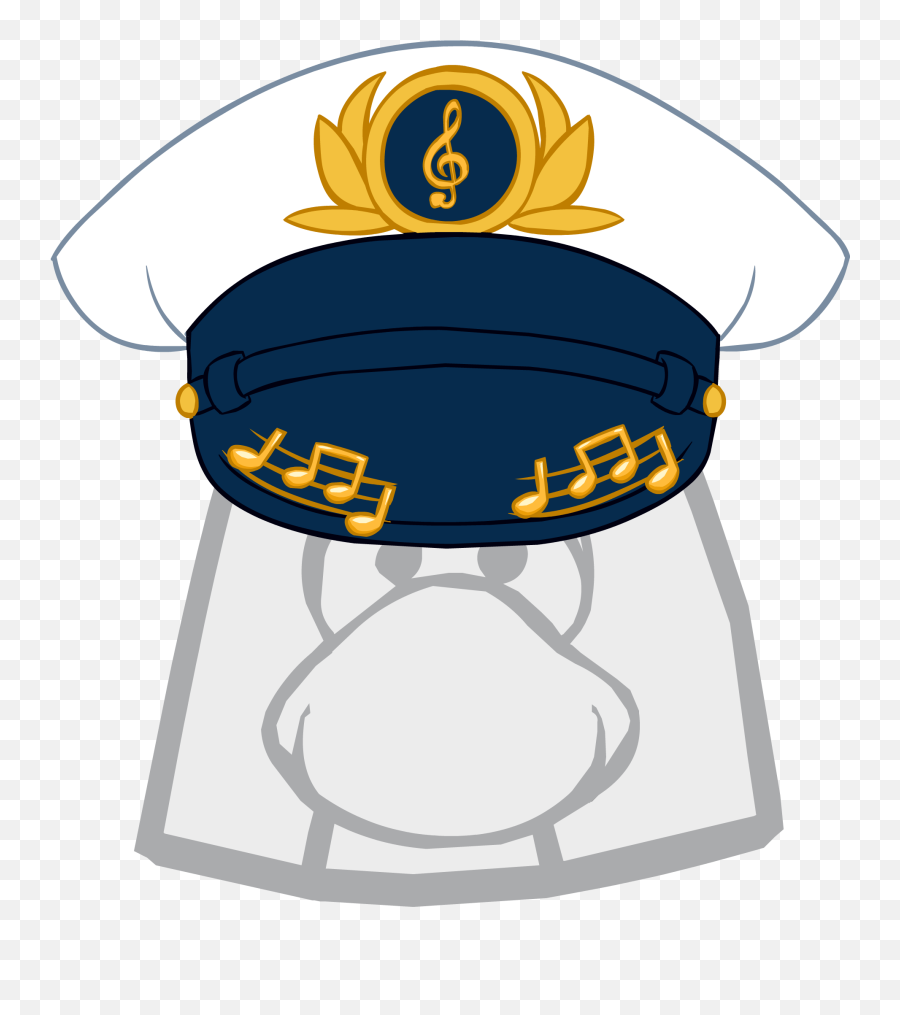 Cruise Captain Hat Club Penguin Wiki Fandom - Club Penguin Hair Clipart Emoji,Gorras De Emojis