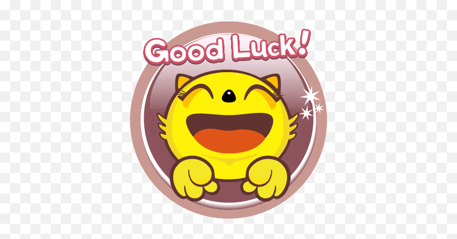 Yellow Cat Sticker - Yellow Cat Face Discover U0026 Share Gifs Good Luck Animated Gif Emoji,Power Ranger Emoji