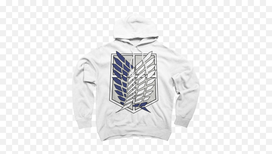 Best White Nerd Pullover Hoodies Design By Humans - Survey Corps Emoji,Yu Yu Hakusho Emojis