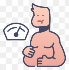 Weight Fat Body Overweight - Obesidad Icono Emoji,Emoticons Fat Belly