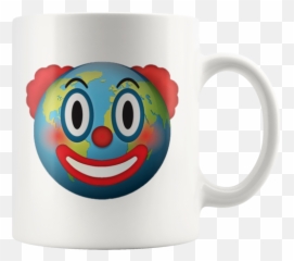 Mugs - Clown World Emoji,Mean Mug Emoticon