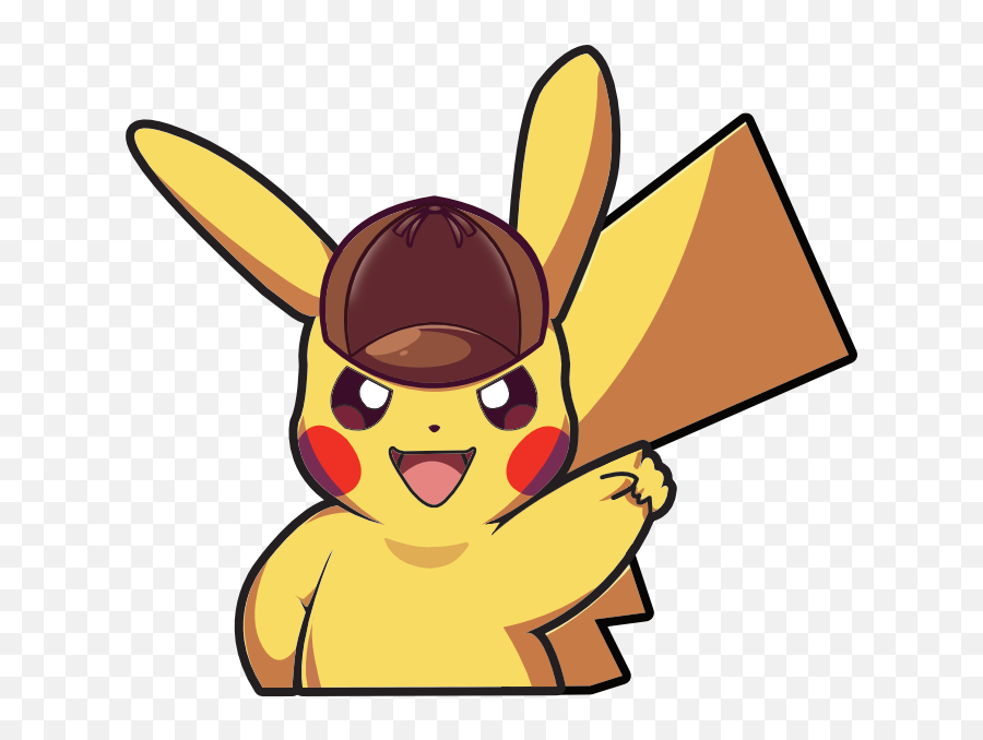 New Pikachu Artwork - Imagen Detective Pikachu Png Emoji,Detective Pikachu Emojis