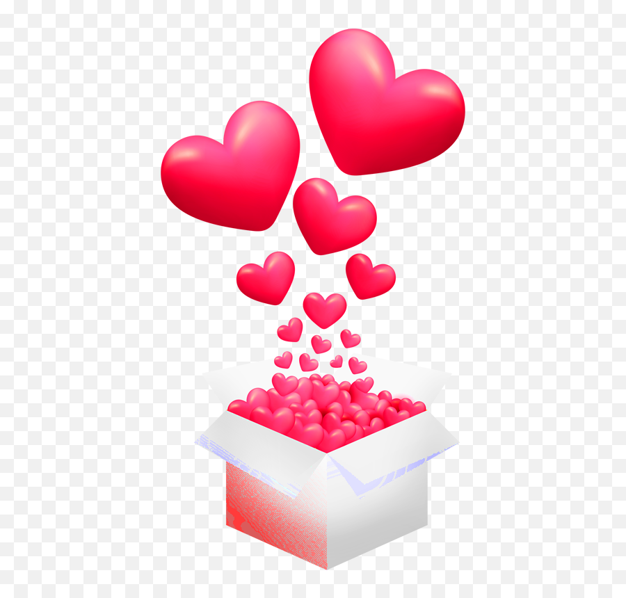 Heart Box Png Transparent Background - Transparent Transparent Background Valentines Clipart Emoji,Heartbox Emoji