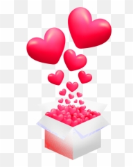 Heart Box Png Transparent Background - Transparent Transparent Background Valentines Clipart Emoji,Heartbox Emoji