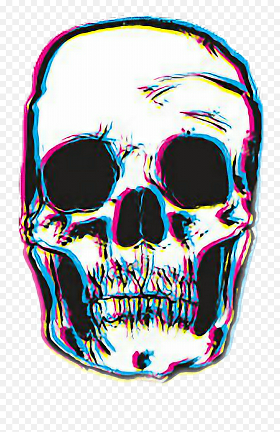 Calaveras Tumblr Hd - Skull Png Emoji,Fondos Emojis Hipster