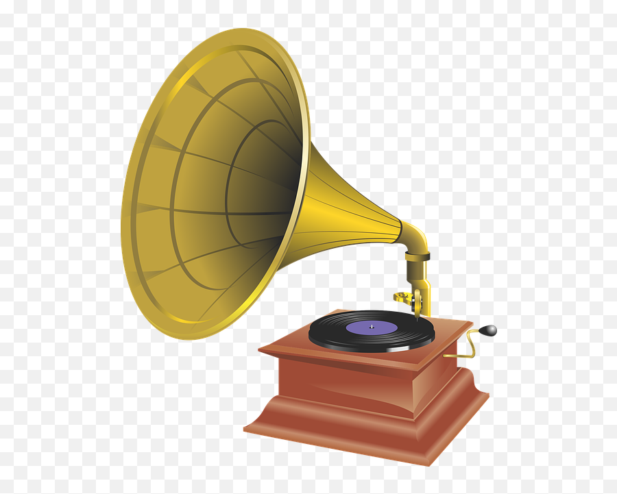 Gramophone Music Record - Free Vector Graphic On Pixabay Old Music Instruments Png Emoji,Vinyl Emoji Transparent