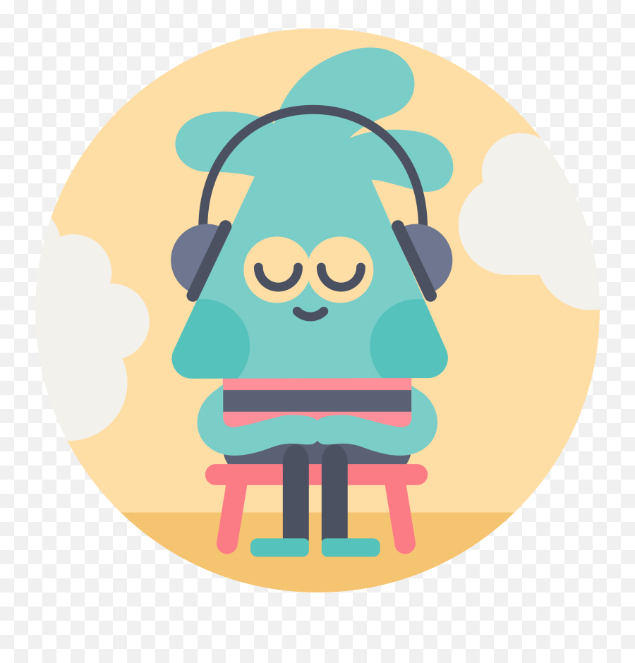 Meditation For Beginners - Character Headspace Emoji,Dude Emoticon Meditating