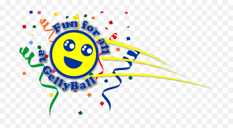 Fun For All At Gellyball - Party Streamers Silhouette Emoji,Emoticon Holding A Ball