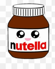 Nutella Delicious Cute Kawaii Sticker - Desenhos Para Paper Squishy Emoji,Nutella Emoji