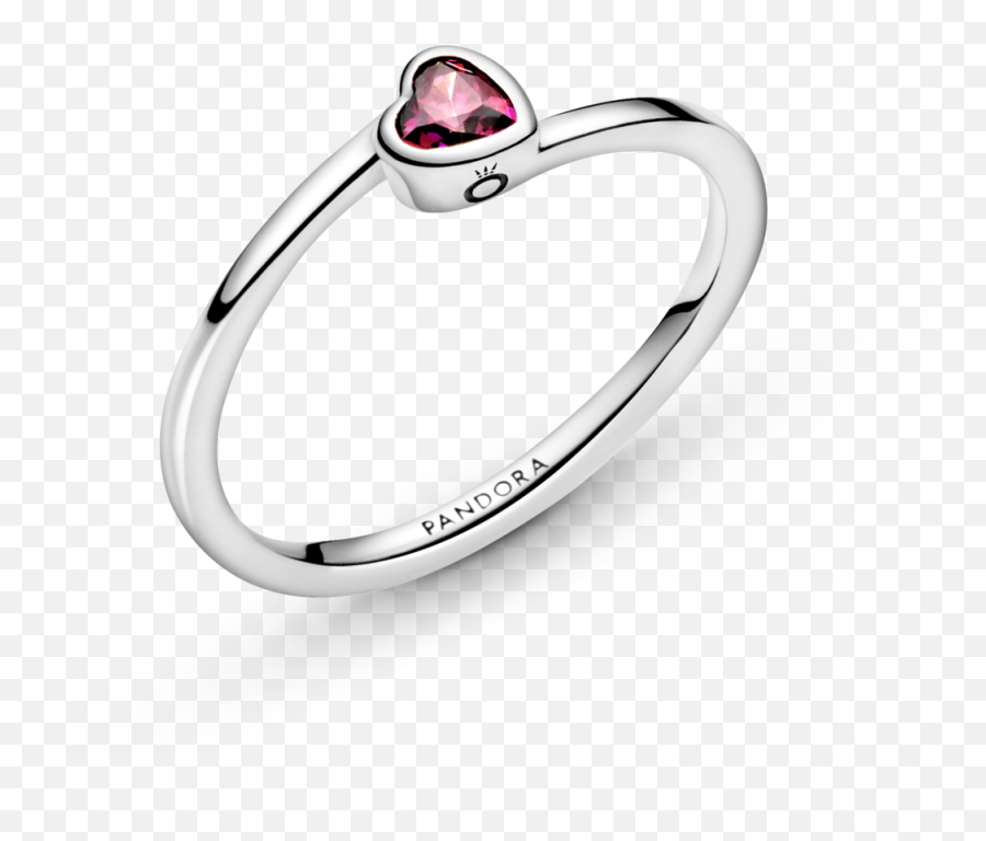 Pandora Tilted Heart Solitaire Ring - Pandora Clear Tilted Heart Solitaire Ring Emoji,Heart Emoticon Ring Silver