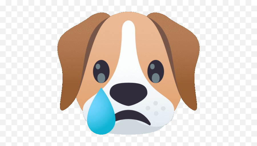 Sad Dog Sticker - Sad Dog Joypixels Discover U0026 Share Gifs Joypixels Puppy Emoji,Emojis And Puppys