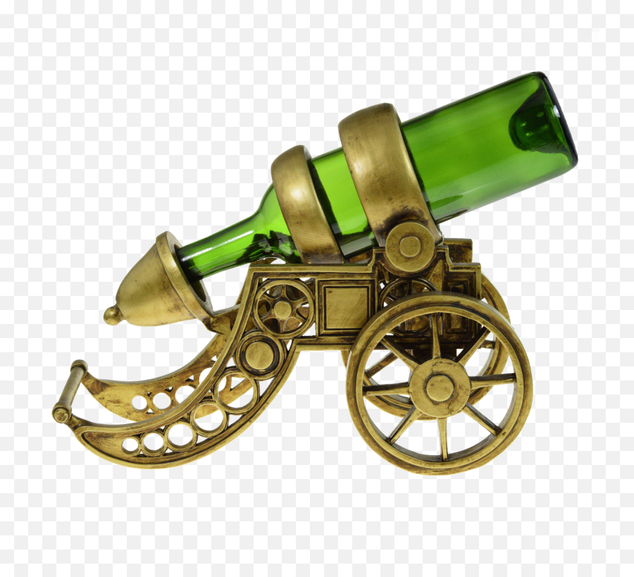 Cannon Wine Bottle Holder - Solid Emoji,Cannon Firing Emojis