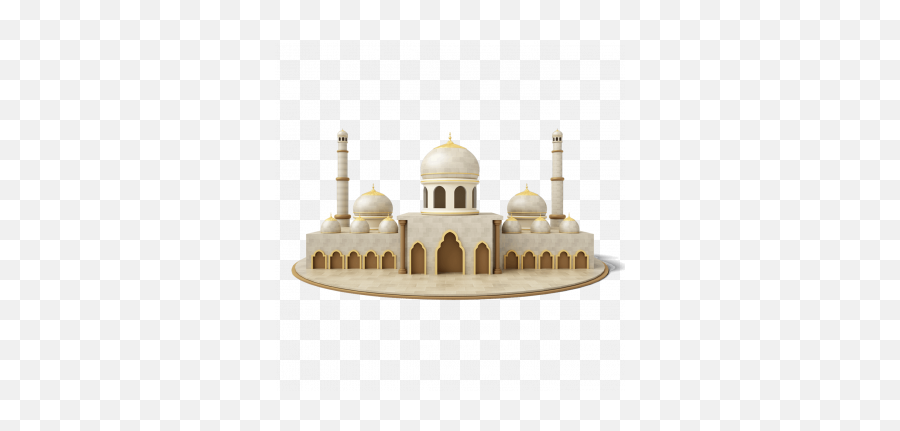 Cliparts With Transparent Background - Taj Mahal Emoji,Masjid Emoji