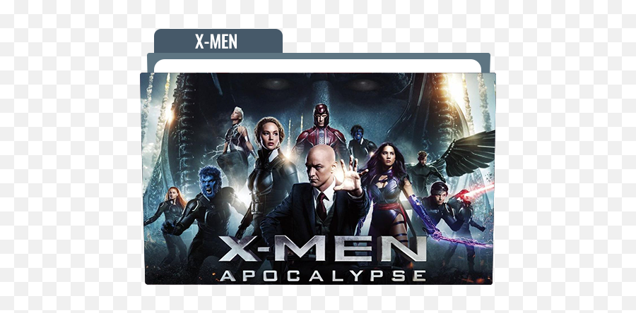 X Men Apocalypse Folder Icon Free - X Men Prequel Movies Emoji,X Men Emoji