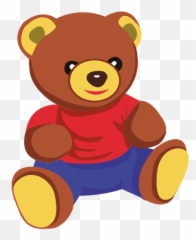 Teddy Bear Cartoon Transparent Png - Transparent Transparent Background Teddy Bear Clipart Emoji,Teddy Bears Svg Emoticon Set