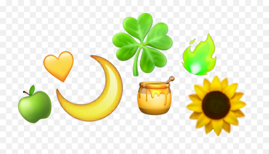 Crown Yellow Green Yellowgreen Sticker By Megami - Happy Emoji,Mask Emoji Iphone