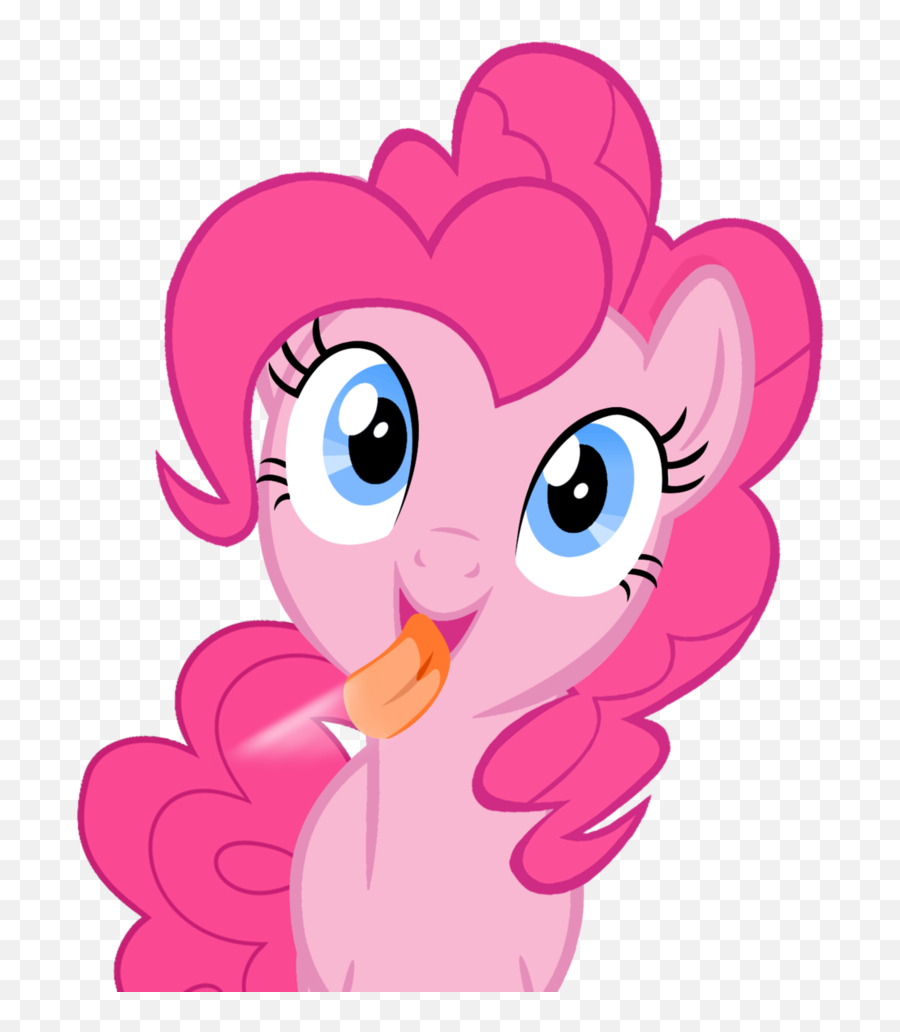 Pinkie Pie Licking My Little Pony Friendship Is Magic Emoji,Animated Emoticon Lick