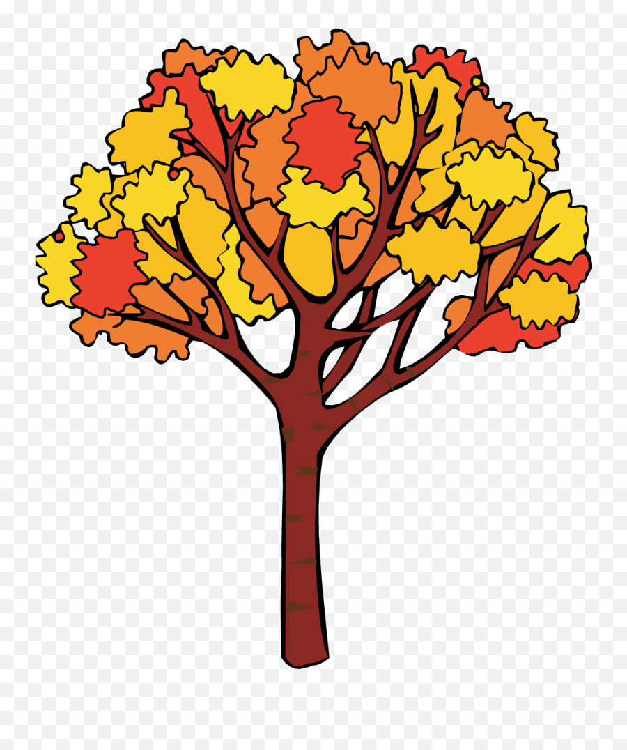 Clip Art Fall Tree - Clip Art Library Emoji,Autum Emojis