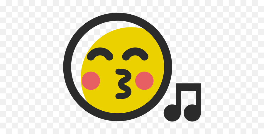 Whistle Colored Stroke Emoticon - Charing Cross Tube Station Emoji,Whistling Emoji