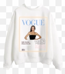 Vogue - Long Sleeve Emoji,Peach Emoji T Shirt