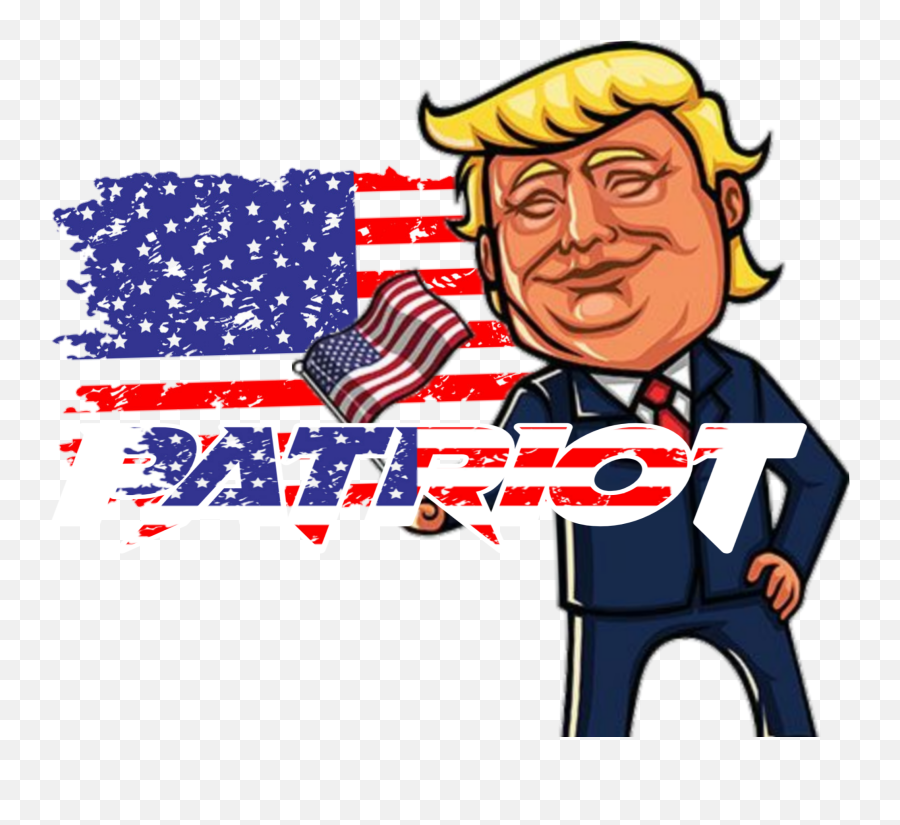 Patriots Patriotic Donaldtrump Sticker By Logo Maker - American Emoji,Patriotic Emoji