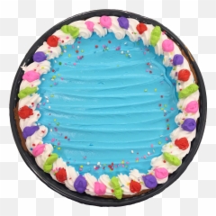 Jumbo 12 Chocolate Chip Cookie Cake - Blue Waves Dot Emoji,Emoji Sheet Cakes