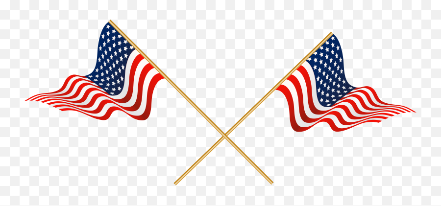 Download Usa Flag Emoji Png Png U0026 Gif Base - American Flags Crossed Png,Bisexual Flag Emoji