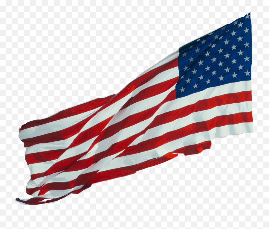 American Flag Sticker - Flagpole Emoji,American Flag Made Out Of Emojis