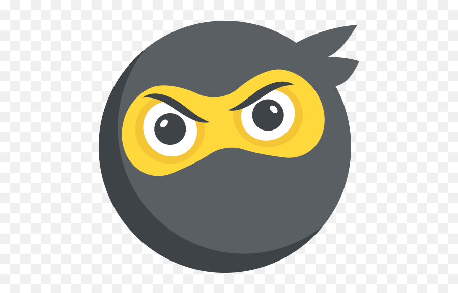 Ninja Emoji - Ninja Emoji Svg,Ninja Emoji