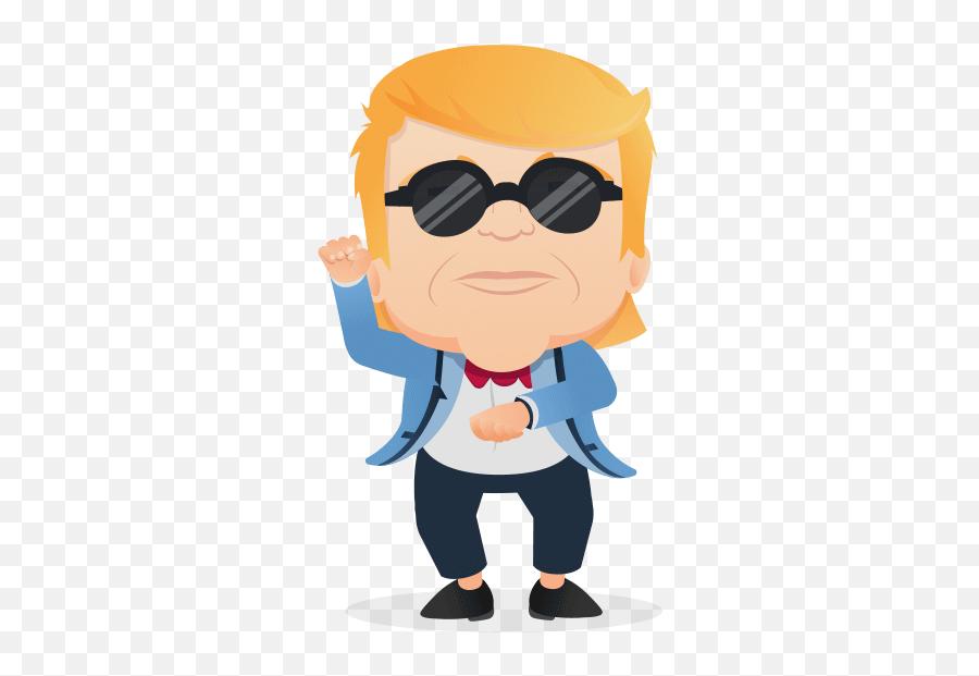 Trump Kpop Dancing Emoji - Emoji Dance Png,Dance Emoji