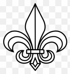 Fleur De Lis Clipart Image 2 - Clipartingcom Outline Fleur De Lis Symbol Emoji,Fleur De Lis Emoticon