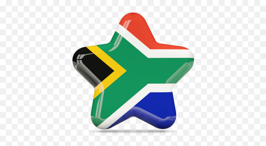 South African Flag Star Clipart - Kosovo Flag Emoji,African Flag Emoji