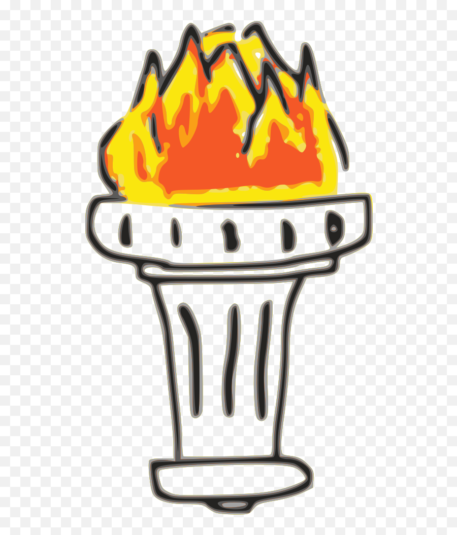 Fire Torch Png Svg Clip Art For Web - Gambar Obor Untuk Anak Tk Emoji,Fire Torch Emoji