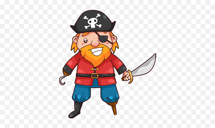 Pirate Free To Use Clipart - Pirate Clipart Png Emoji,Pirate Emoticon Clipart