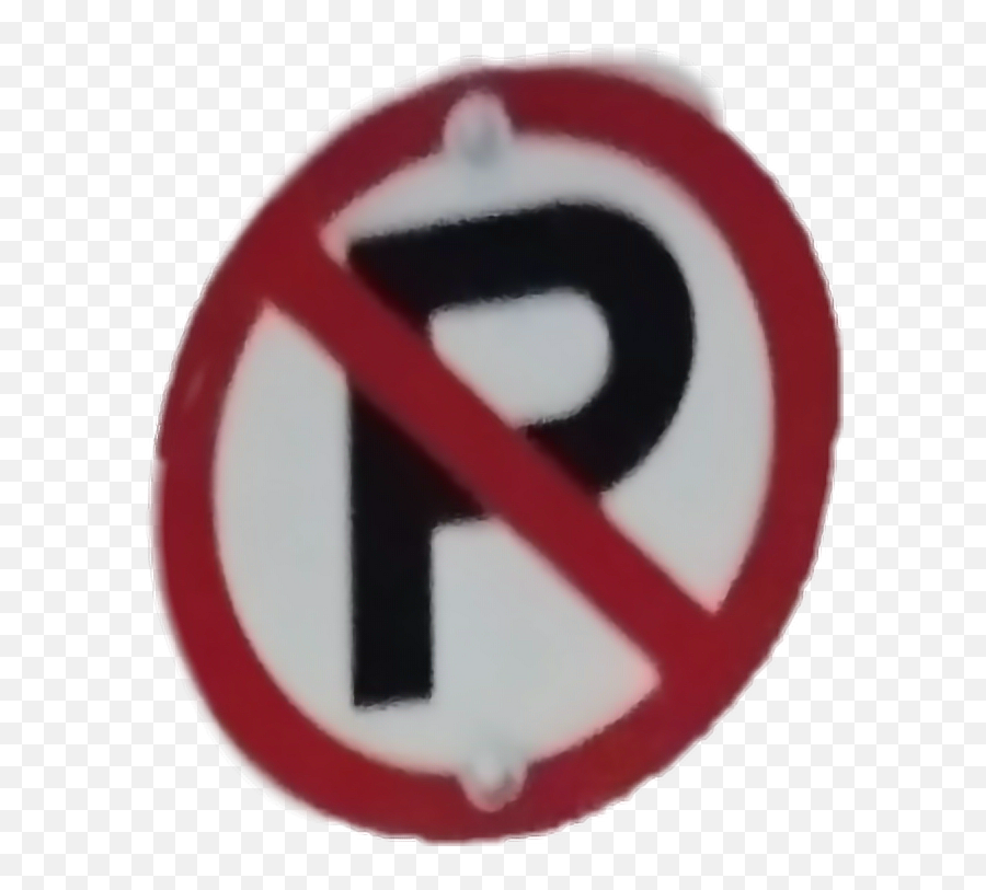 Noparking Sticker - Solid Emoji,No Parking Emoji