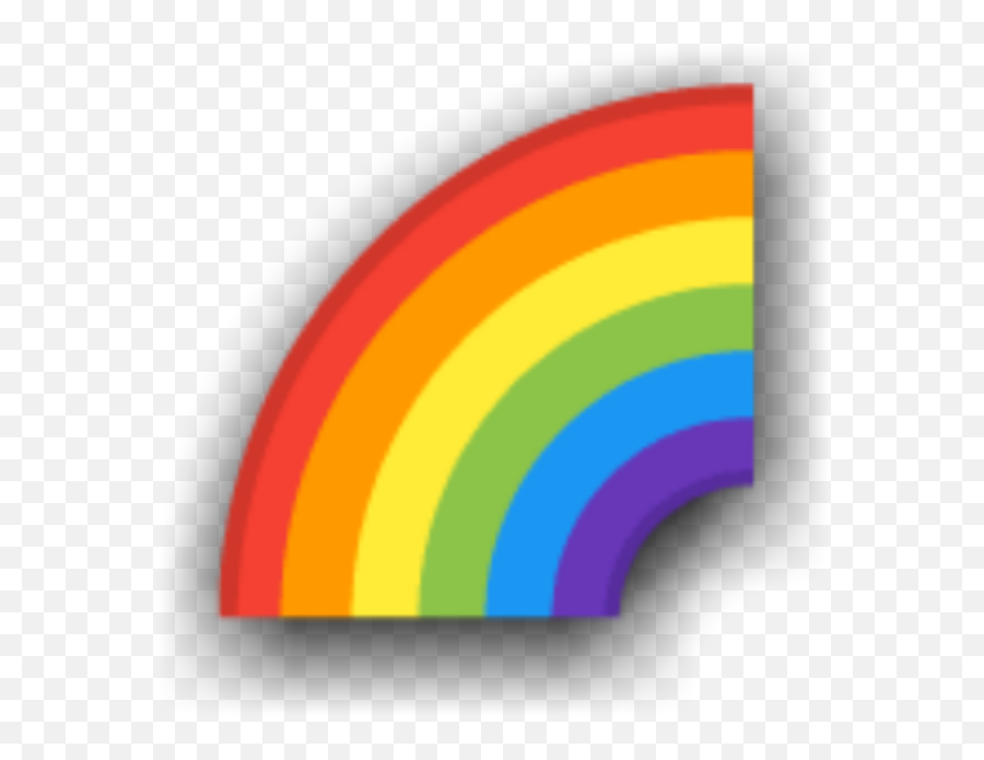 Arcoiris Rainbow Emoji Sticker - Vertical,Arco Íris De Emojis