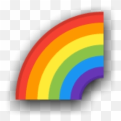 Arcoiris Rainbow Emoji Sticker - Vertical,Arco Íris De Emojis